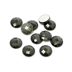 Стразы IDEAL термоклеевые Epoxy арт .HTF-9.10 10 мм цв.черный уп.25шт