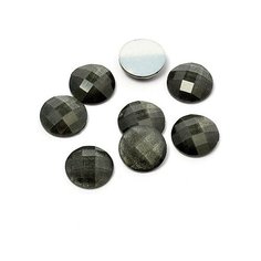 Стразы IDEAL термоклеевые Epoxy арт .HTF-9.12 12 мм цв.черный уп.25шт