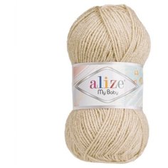 Пряжа для вязания Ализе My Baby (100% акрил) 5х50г/150м цв.599 слоновая кость ALIZE