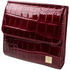 Кошелек Dimanche "Вишневый крокодил" 30056, натуральная кожа