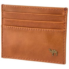 Визитница Dimanche "Camel" рыжий премиум 93002, натуральная кожа