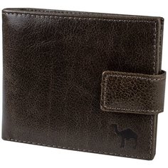 Портмоне с хлястиком Dimanche "Camel" оливковый 40085, натуральная кожа