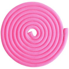 Скакалка гимнастическая Grace Dance утяжеленная, 2,5 м, 150 г, цвет неон розовый