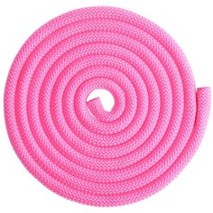 Скакалка гимнастическая Grace Dance утяжеленная, 3 м, 180 г, цвет неон розовый