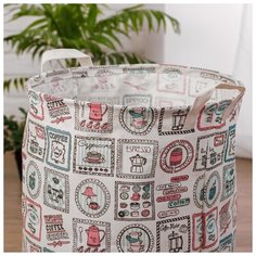 Корзина для игрушек ZABIAKA "Картинки", 35*35*44 см