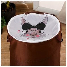 Корзина для игрушек ZABIAKA "Зайка", 35*35*45 см