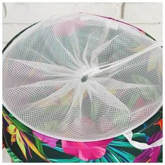 Корзина для хранения игрушек ZABIAKA "Цветы", 35*35*45 см