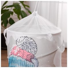 Корзина для хранения игрушек ZABIAKA "Мишка", 35*35*45 см