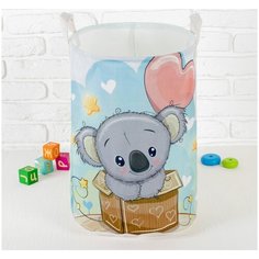 Корзина для хранения игрушек ZABIAKA водонепроницаемая, "Коала", 35*35*45 см