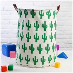 Корзина для игрушек ZABIAKA "Кактусы"