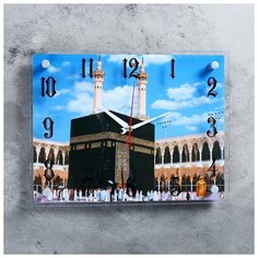 Часы настенные 21 век серия: Город, "Мекка", 30*40 см