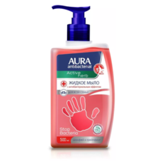 Аура / Aura - Жидкое мыло с антибактериальным эффектом Шалфей и Грейпфрут 500 мл