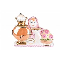 Скульптура. Дулевский фарфоровый завод. Русский чай. 14,5 см.