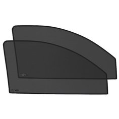 KERTEX PREMIUM (85-90%) Каркасные автошторки на встроенных магнитах на передние двери Chevrolet Spark 2(2005-2010)