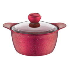 Кастрюля. O.M.S. 5,6 л, 3120.01.11-26-R, красный