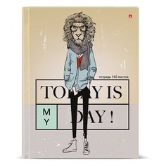 Тетрадь на кольцах со смен. Блоком "сегодня МОЙ день!" Bruno Visconti