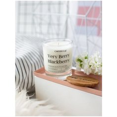 Ароматическая свеча Very berry blackberry с хлопковым фитилем / Свечи и аромасвечи CANDLE ME