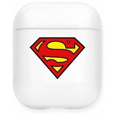 Чехол TPU для AirPods 1/2 Superman 1, лицензия DC Comics Deppa