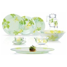Столовый сервиз GREEN ODE 46пр. 6 перс. ОАЭ 66942 Luminarc