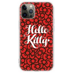 Чехол накладка лицензия Hello Kitty iPhone 12 / 12 Pro, айфон 12 / 12 про c принтом 27 Deppa