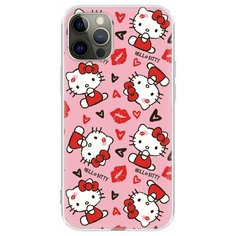 Чехол накладка лицензия Hello Kitty iPhone 12 / 12 Pro, айфон 12 / 12 про c принтом 23 Deppa
