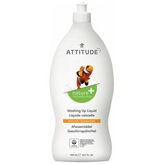 Средство для мытья посуды Attitude, двойной концентрат, гипоаллергенное, 700 мл, Цитрус (Канада)