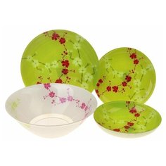 Столовый сервиз KASHIMA GREEN 19 предметов 6 персон Luminarc