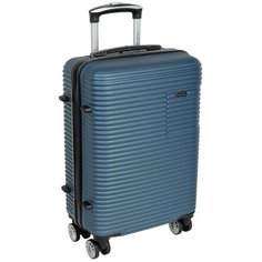 Чемодан малый РР5637 (3-ой) 20"темно-синий Polar