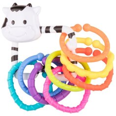Погремушка Happy Baby Moo-Ring белый
