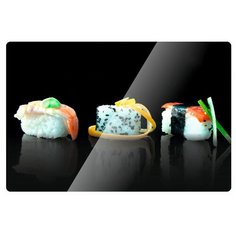 Доска разделочная CALVE 20*30 см, стеклянная, суши CL-7068C