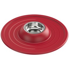 Миска Lilli Pet для животных Soft Touch, 230 мл, красная
