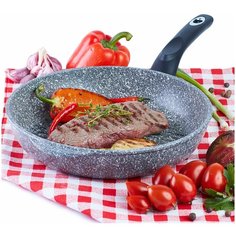 Сковорода-гриль Традиция Мрамор 26 см