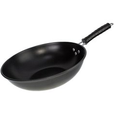 Сковорода-вок CARBON из стали с антипригарным покрытием 30 см (black) Proffi