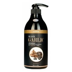 Шампунь-кондиционер против выпадения волос с черным чесноком, 750мл, JUNO