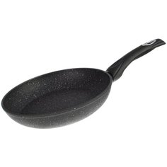 Сковорода PROFFI KITCHEN PKT0160, BLACK STONE из алюминия с антипригарным покрытием 24 см