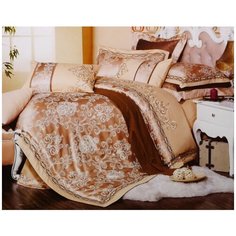 Постельное белье Волшебные сны евромакси, сатин-жаккард, с навлочками 50x70, евромаксиВ-107-50*70