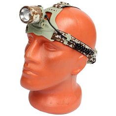 Фонарь налобный АКБ 002-T6 комуфлированный Police