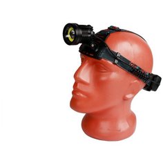 Фонарь налобный светодиодный АКБ USB 172 Police