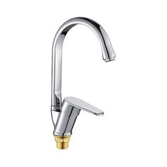 Potato Смеситель для кухни (мойки) высокий с поворотным изливом, хромированный P5109