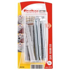 Дюбель фасадный fischer SXR 10X80 c шурупом,4шт.