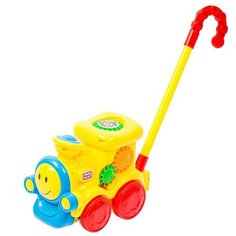 Машинка каталка детская с ручкой "Паровоз" игрушка каталка gurneyFW3S-yellow-01 Panawealth Inter Holdings