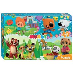 Пазл Ми-Ми-Мишки, Четверо в кубе, Лео и Тиг, Кошечки и собачки, 560 деталей, 0+ Медиа Step Puzzle