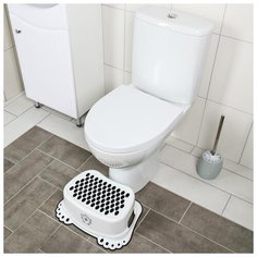 Подставка детская Tega Baby "Роял", анти скользящая, цвет белый/черный