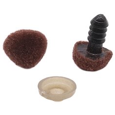 2AR224 Носики для игрушек, 1см (коричневый) 20 шт АЙРИС пресс