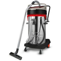 Профессиональный пылесос CROWN CT42028, 1400 Вт, серебристый/черный