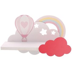 Полка "Воздушный шар" розовый Сима ленд