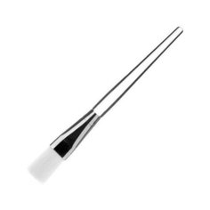 IRISK PROFESSIONAL Irisk, кисть для маски и парафина, нейлон, длина ручки 9,5см (Белый ворс)