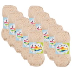 Пряжа Alpina Viven, 100 % бамбук, 50 г, 405 м, 10 шт., №27 св.бежевый