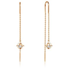 Бронницкий Ювелир Серьги из красного золота 16301785000