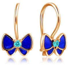 Бронницкий Ювелир Серьги из красного золота 16611374000